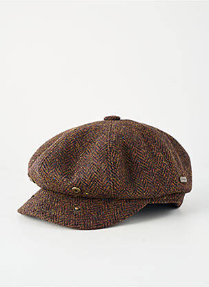 Casquette visière souple marron AUREGA homme