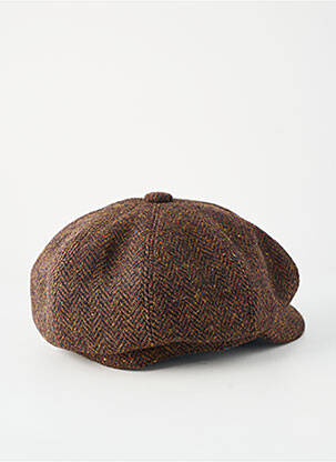 Casquette visière souple marron AUREGA homme