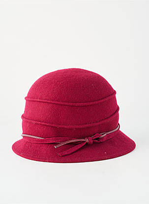 Chapeau bande anti-transpiration rouge AUREGA femme