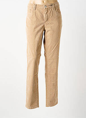 Pantalon slim stretch taille normale beige STARK femme
