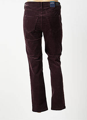 Pantalon slim stretch taille normale violet GARDEUR femme