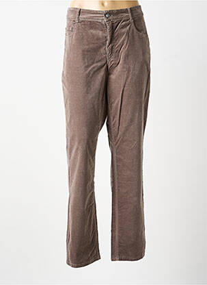 Pantalon slim stretch taille normale gris GARDEUR femme