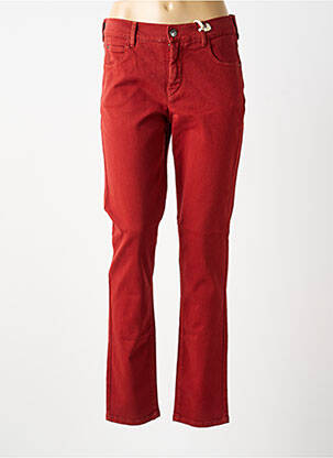Jeans coupe slim stretch taille normale orange GARDEUR femme