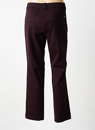 Pantalon slim taille élastique taille normale violet GARDEUR femme