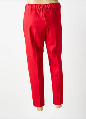 Pantalon 7/8 taille élastique taille normale rouge I BLUES femme
