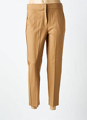 Pantalon 7/8 taille élastique taille normale beige I BLUES femme