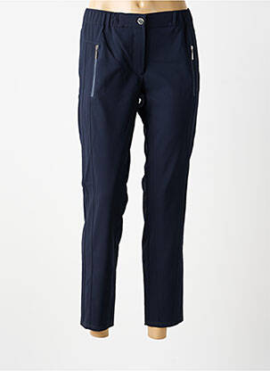 Pantalon 7/8 taille élastique taille normale bleu BETTY BARCLAY femme