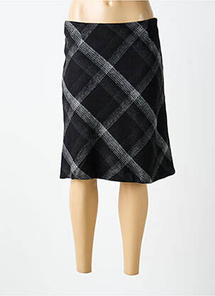 Jupe mi-longue taille à pinces noir GARDEUR femme