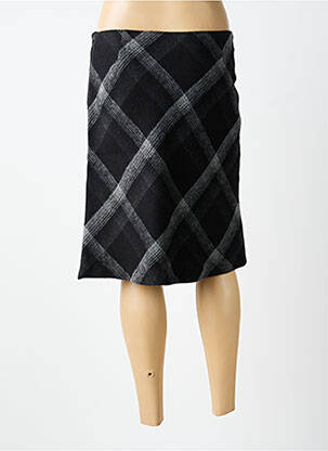 Jupe mi-longue taille à pinces noir GARDEUR femme