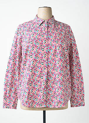 Chemisier imprimé fleurs manches longues violet SOMMERMANN femme