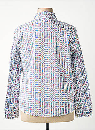Chemisier imprimé fleurs manches longues bleu SOMMERMANN femme