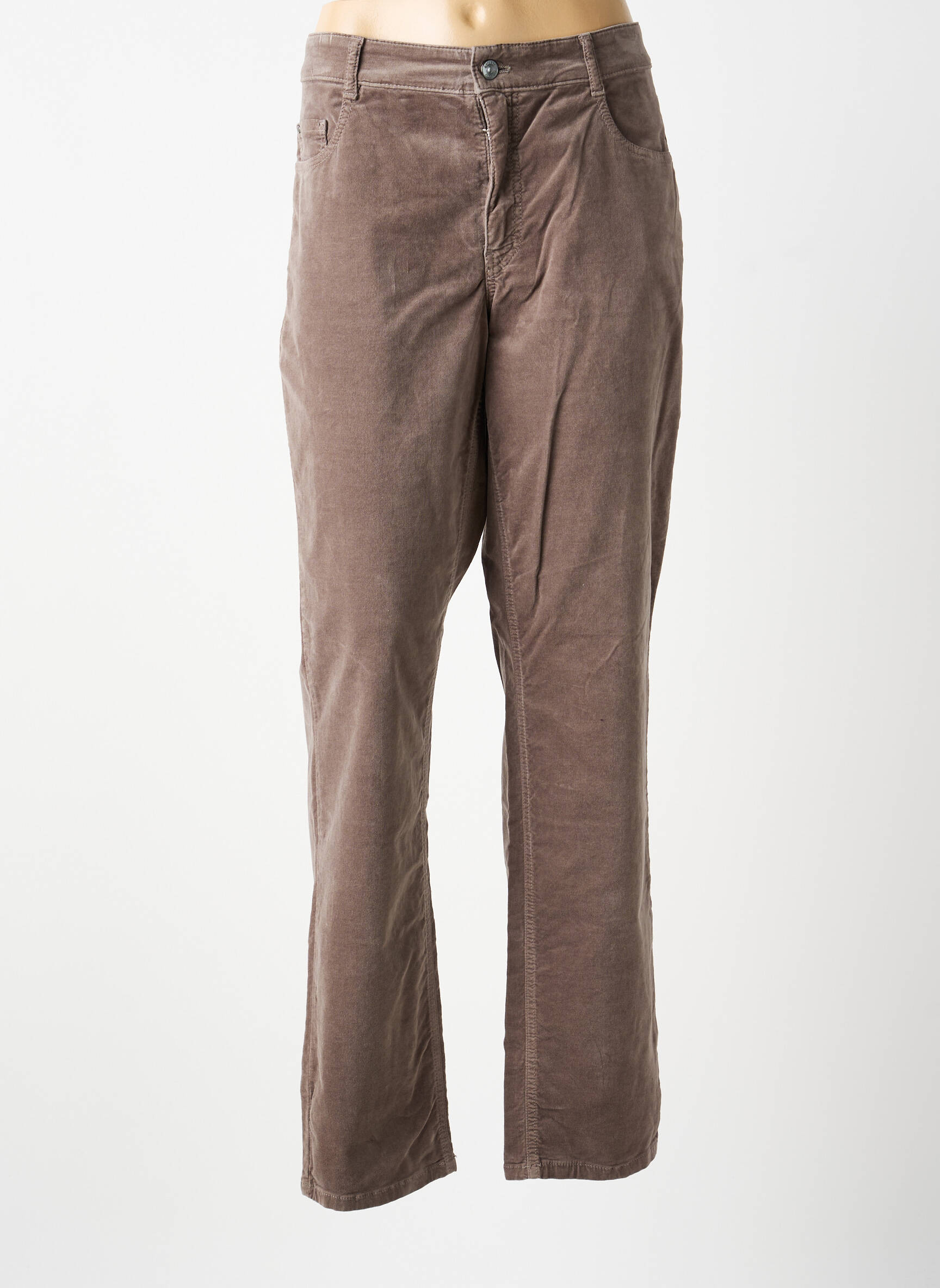 Pantalon slim stretch taille normale gris GARDEUR femme