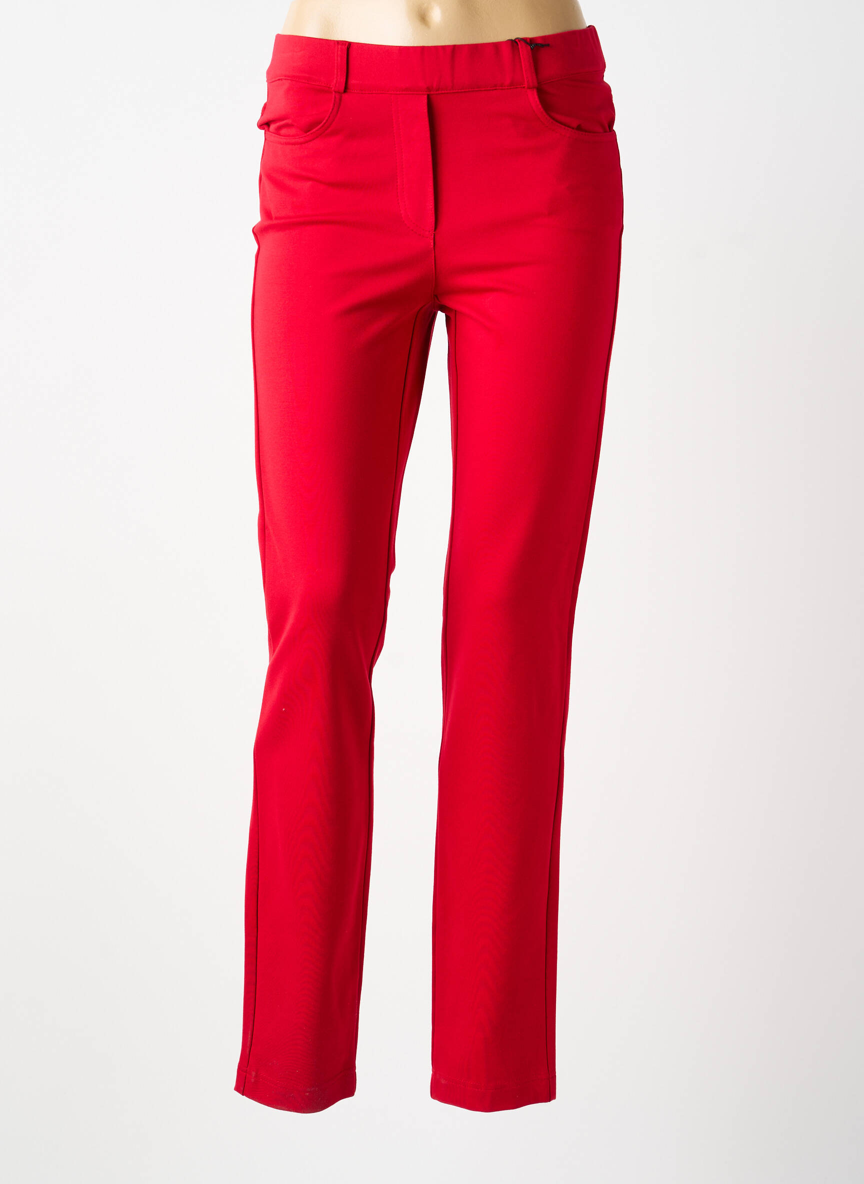 Jegging tissage jersey taille normale rouge STARK femme
