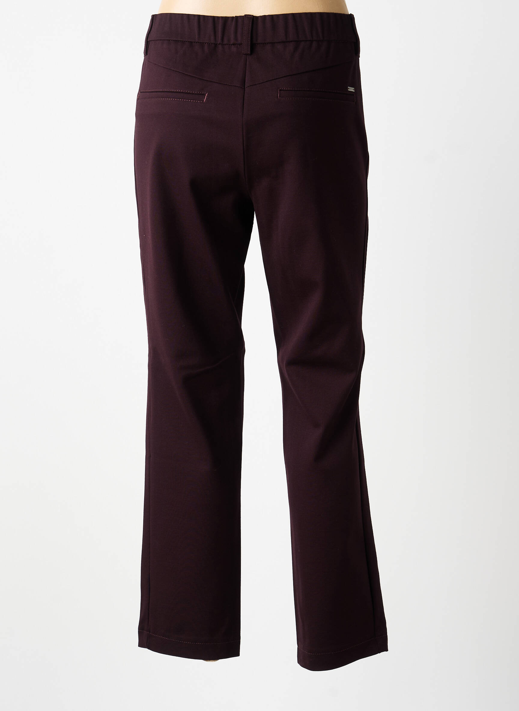 Pantalon slim taille élastique taille normale violet GARDEUR femme