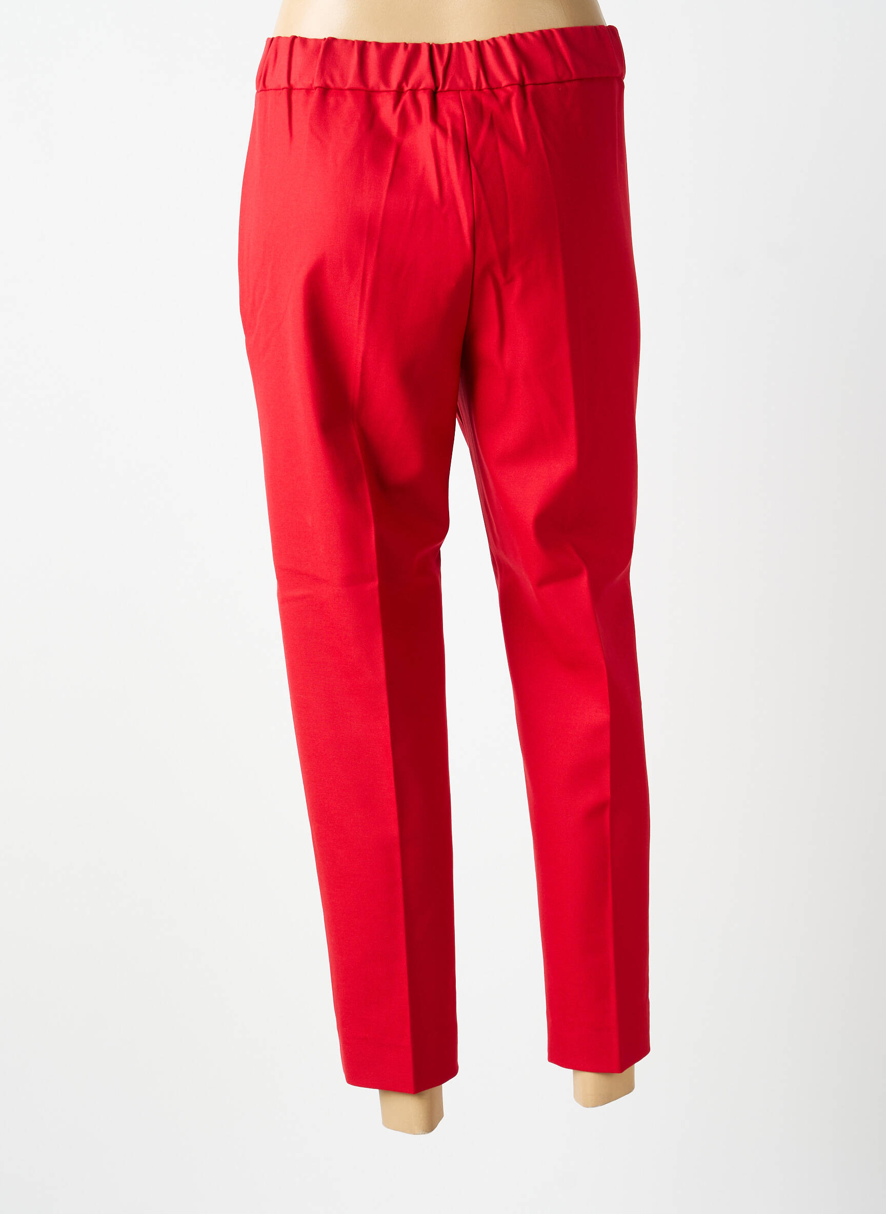 Pantalon 7/8 taille élastique taille normale rouge I BLUES femme