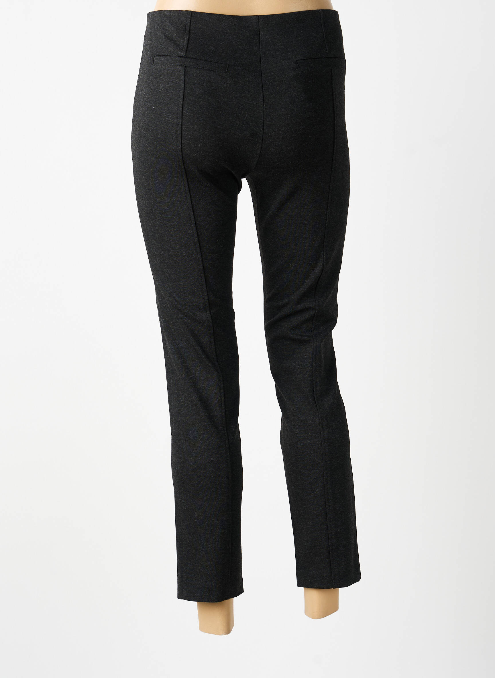 Pantalon 7/8 taille haute taille haute gris STARK femme