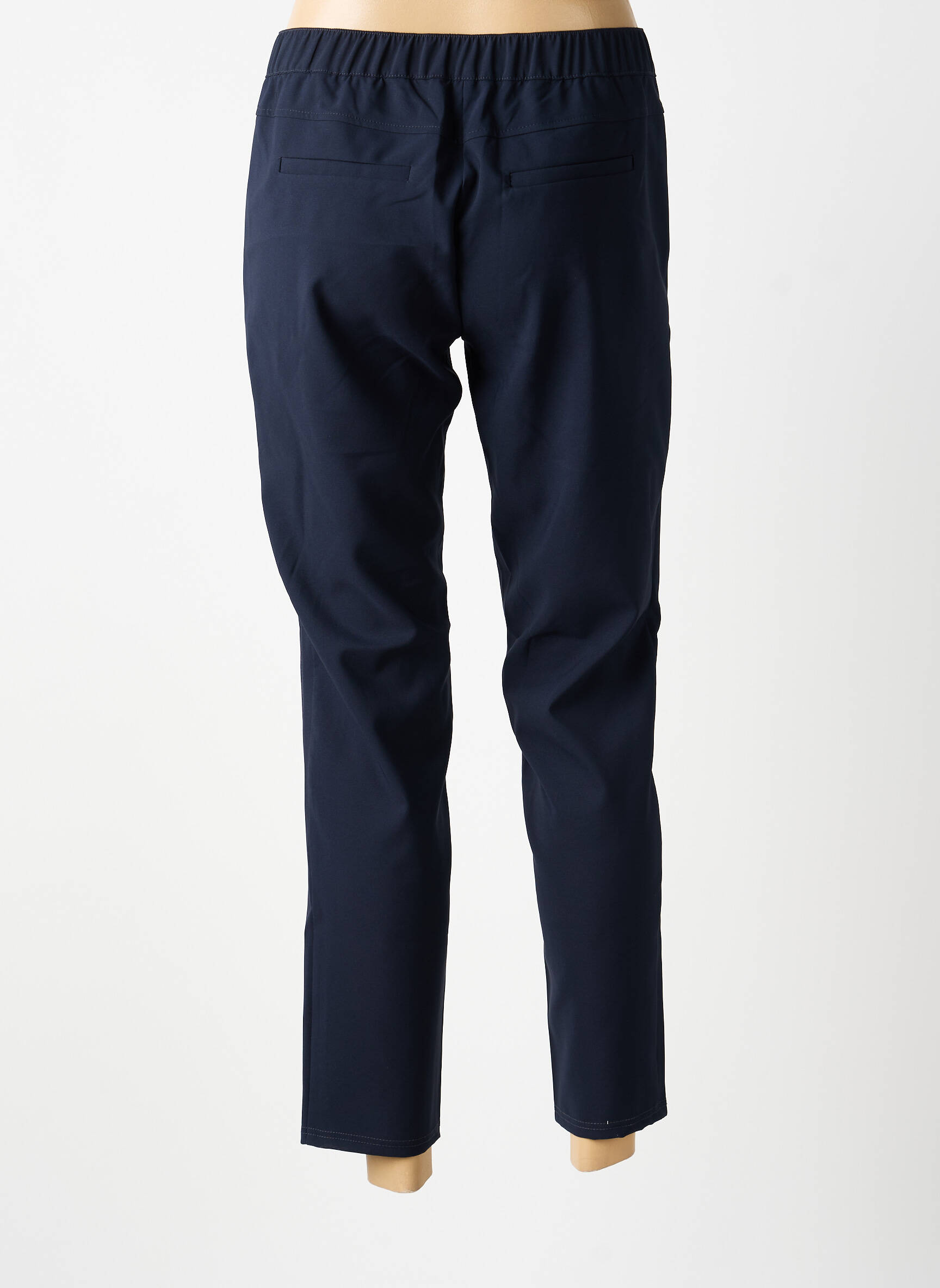 Pantalon 7/8 taille élastique taille normale bleu BETTY BARCLAY femme