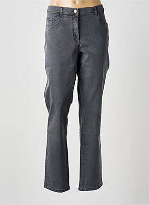 Jeans coupe slim taille haute taille haute gris BETTY BARCLAY femme