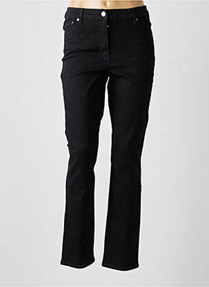 Jeans coupe slim taille haute taille haute noir BETTY BARCLAY femme