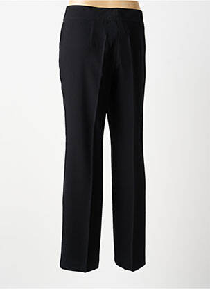 Pantalon droit tissage crêpe taille normale noir GARDEUR femme