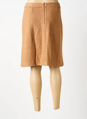 Jupe mi-longue coupe droite beige BETTY BARCLAY femme