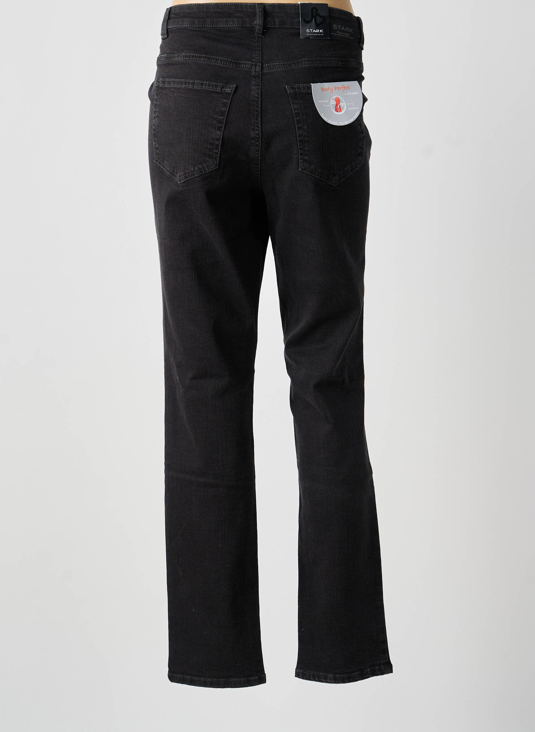 Jeans coupe slim stretch taille normale noir STARK femme