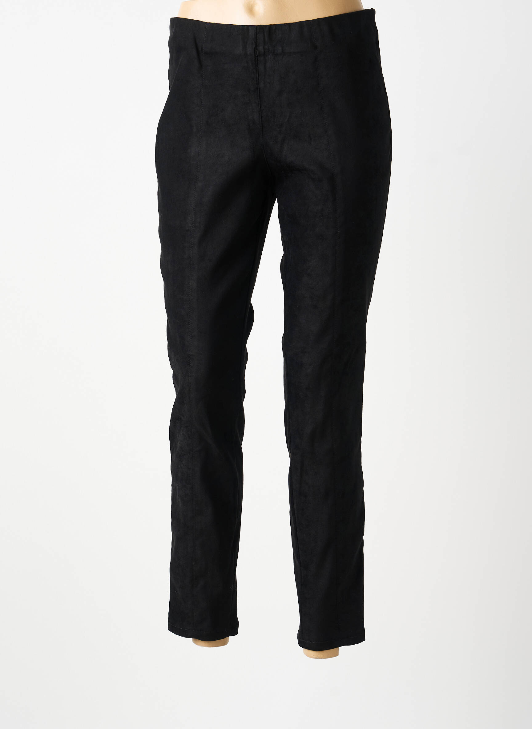 Pantalon slim taille élastique taille normale noir GARDEUR femme