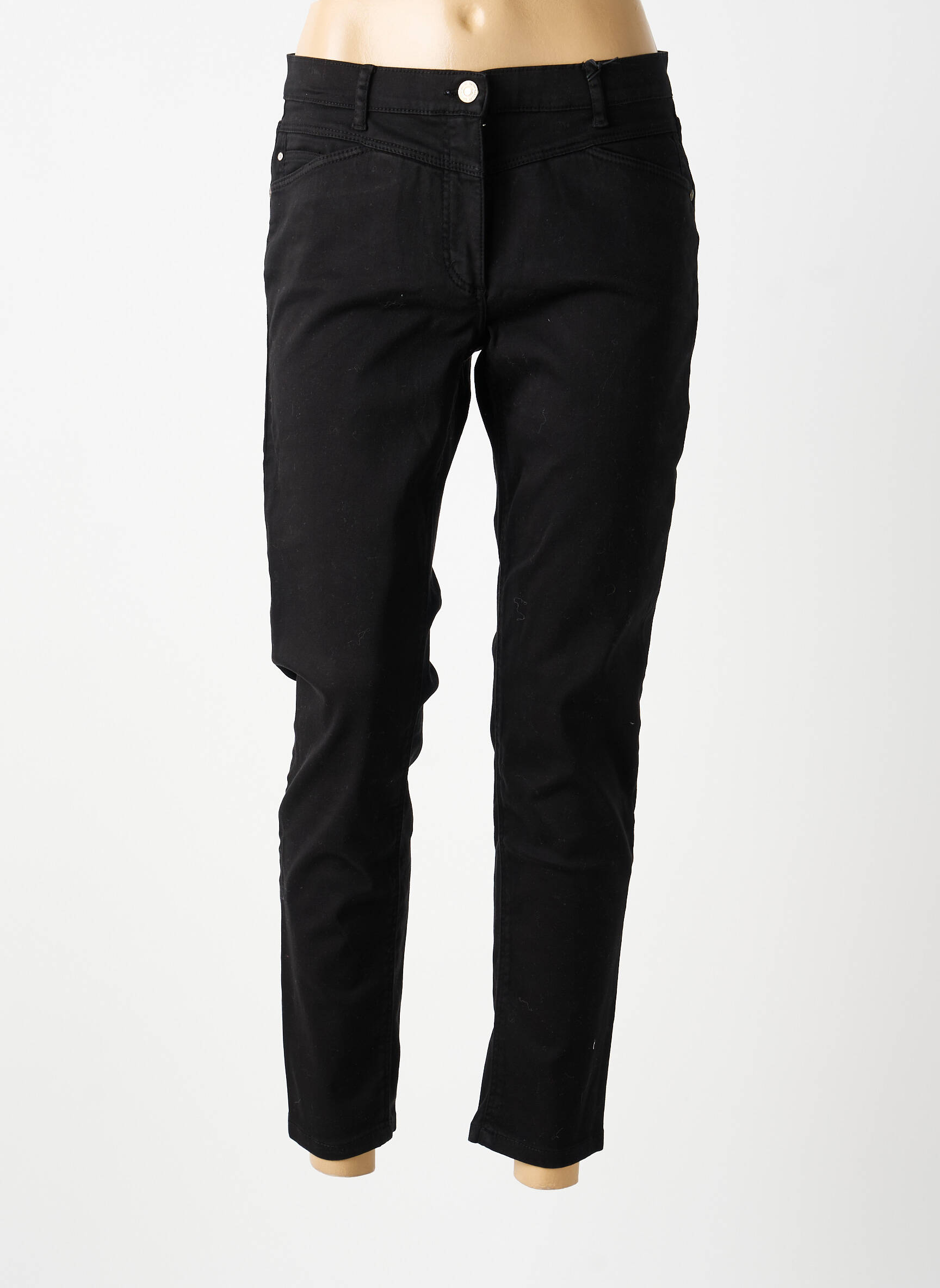 Pantalon 7/8 stretch taille normale noir BETTY BARCLAY femme