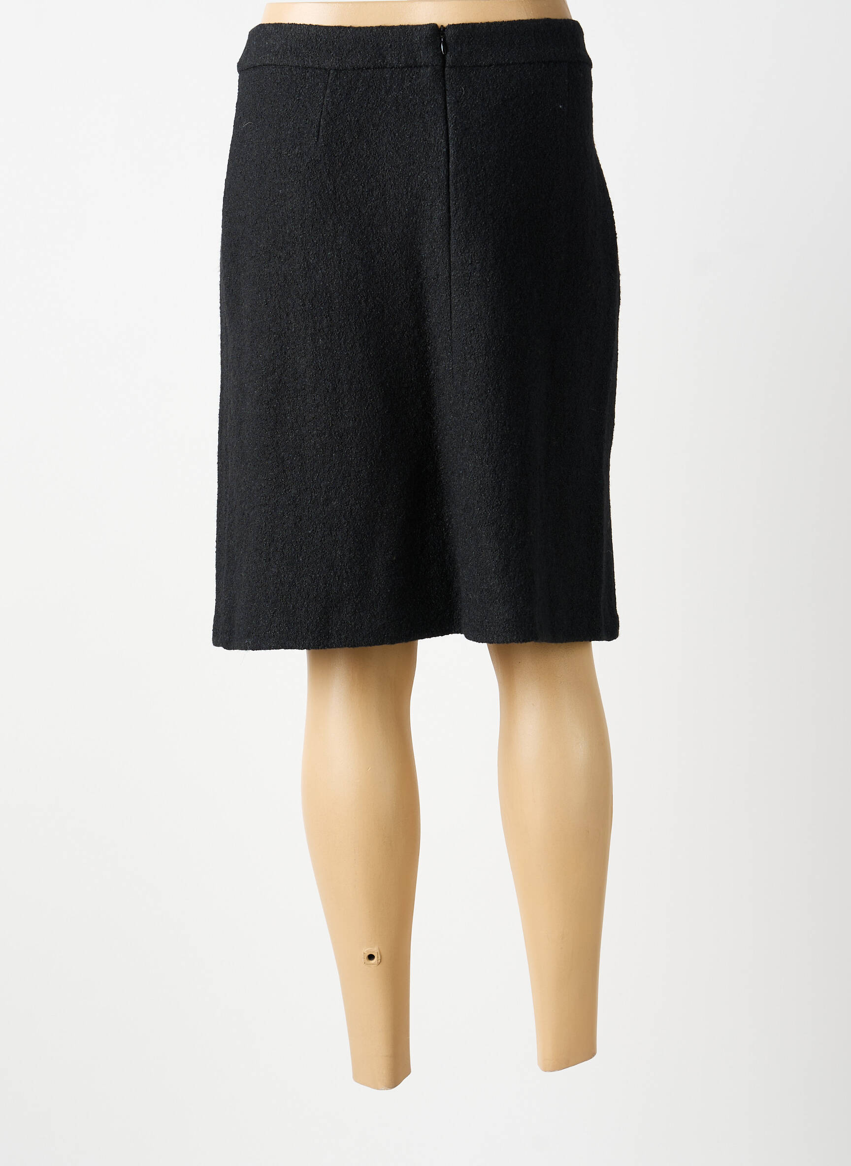 Jupe mi-longue coupe droite noir BETTY BARCLAY femme