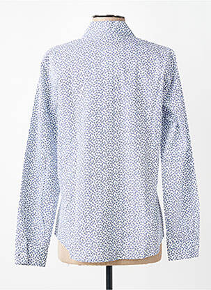 Chemisier imprimé fantaisie manches longues bleu SOMMERMANN femme
