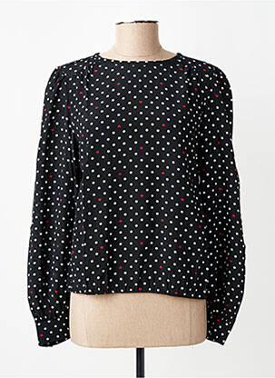 Top manches longues manches longues noir I BLUES femme