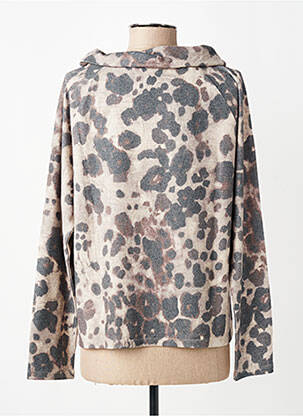 Pull coupe droite manches longues marron BETTY BARCLAY femme