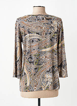 T-shirt manches 3/4 manches 3/4 marron BETTY BARCLAY femme