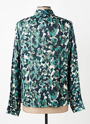 Chemisier imprimé fantaisie manches longues vert SOMMERMANN femme