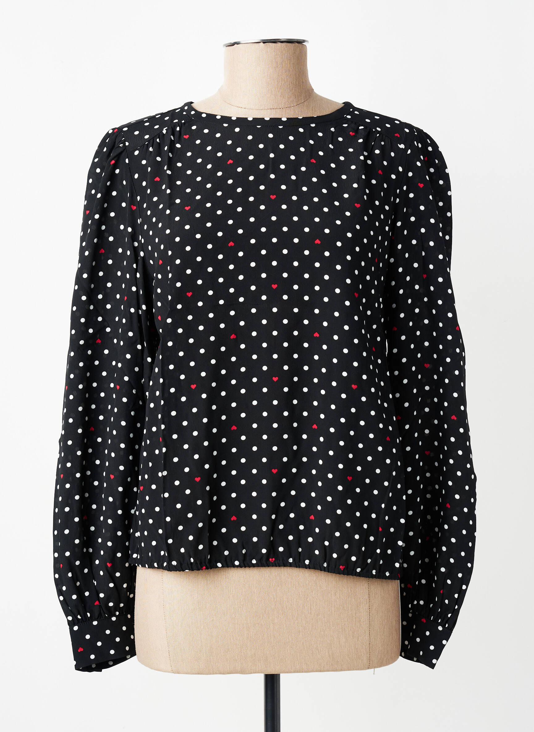 Top manches longues manches longues noir I BLUES femme