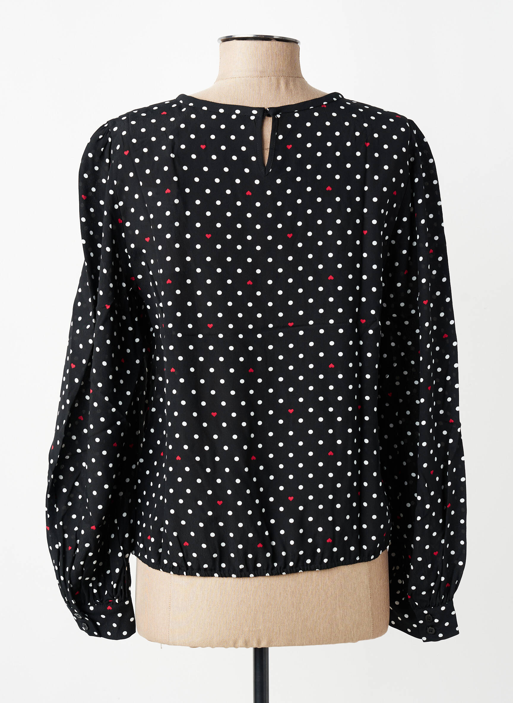 Top manches longues manches longues noir I BLUES femme
