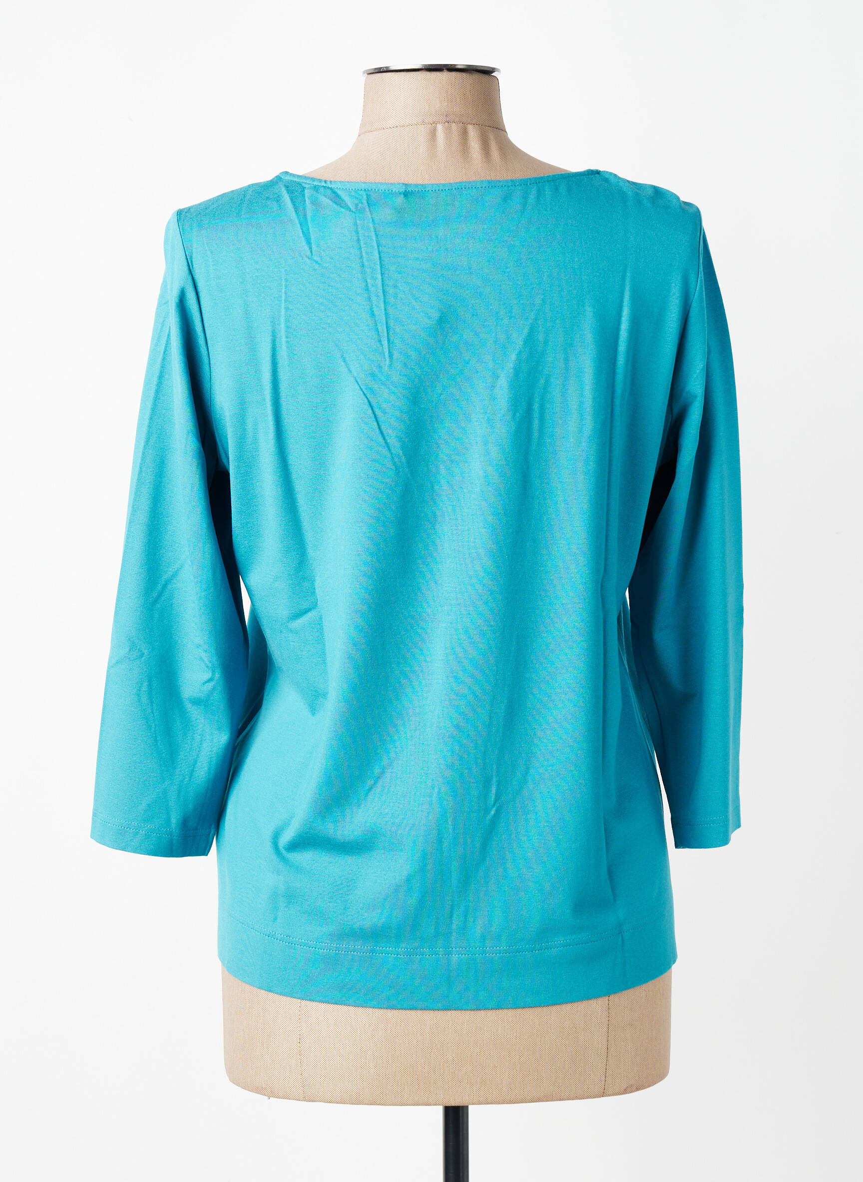 T-shirt manches 3/4 manches 3/4 bleu SOMMERMANN femme