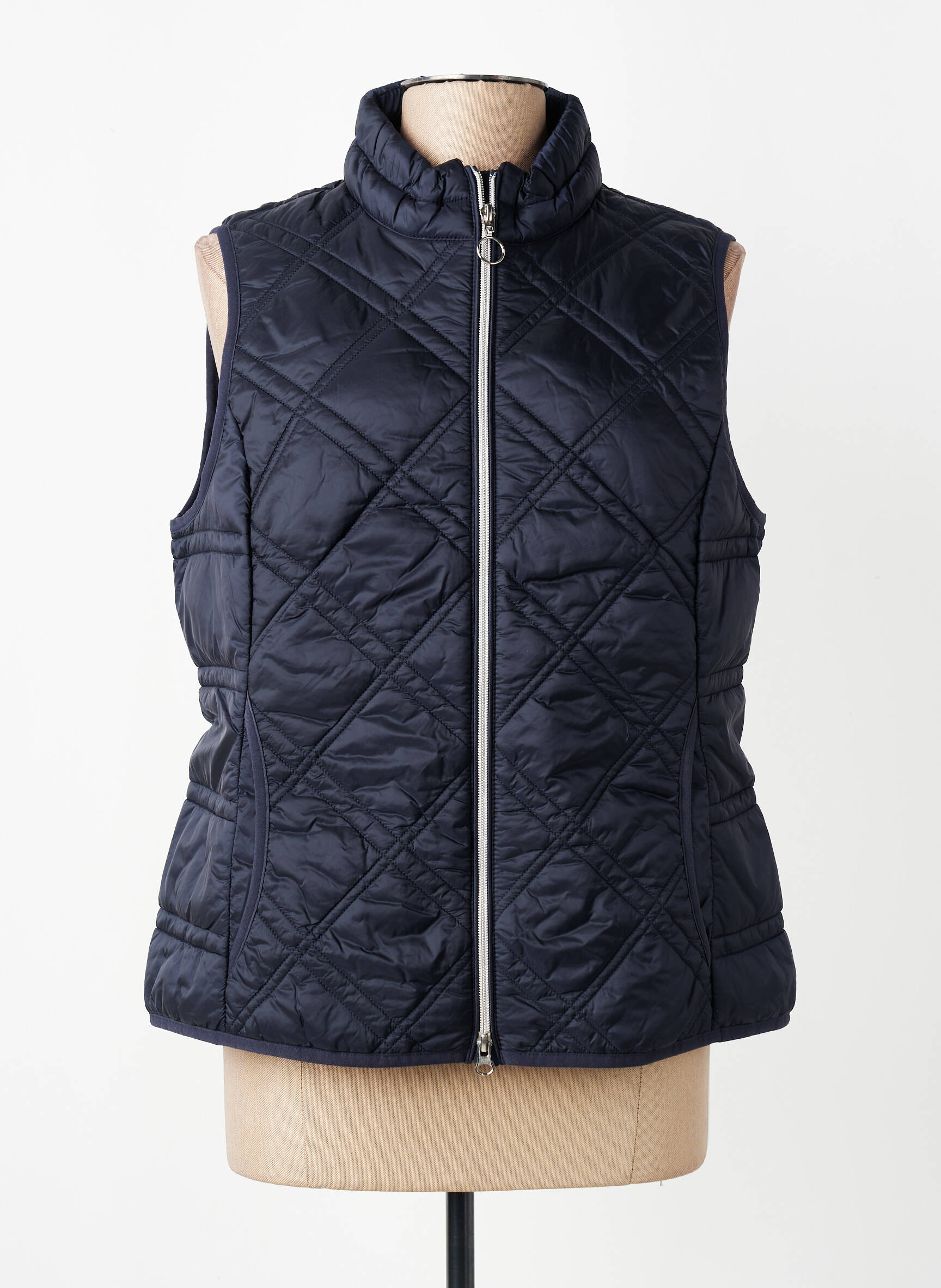 Doudoune poches sans capuche bleu BETTY BARCLAY femme