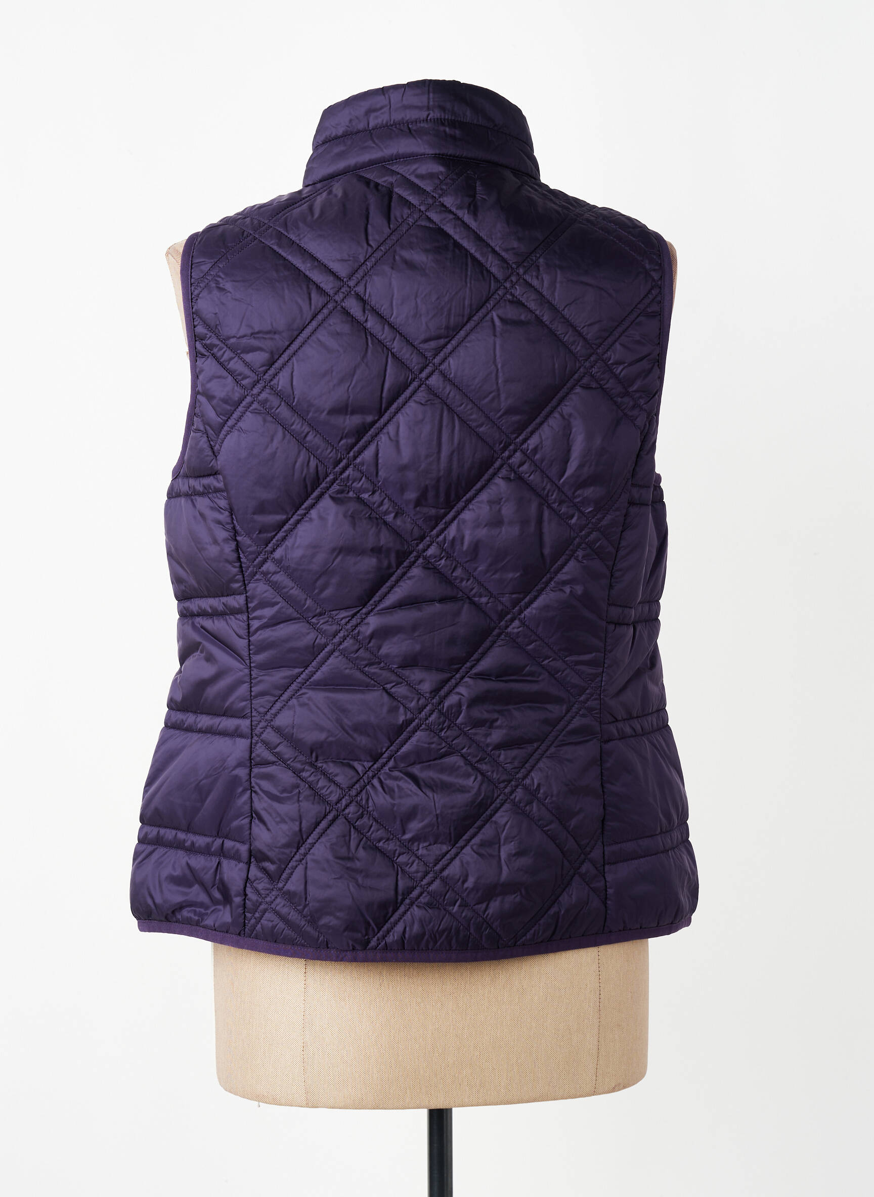 Doudoune poches sans capuche violet BETTY BARCLAY femme