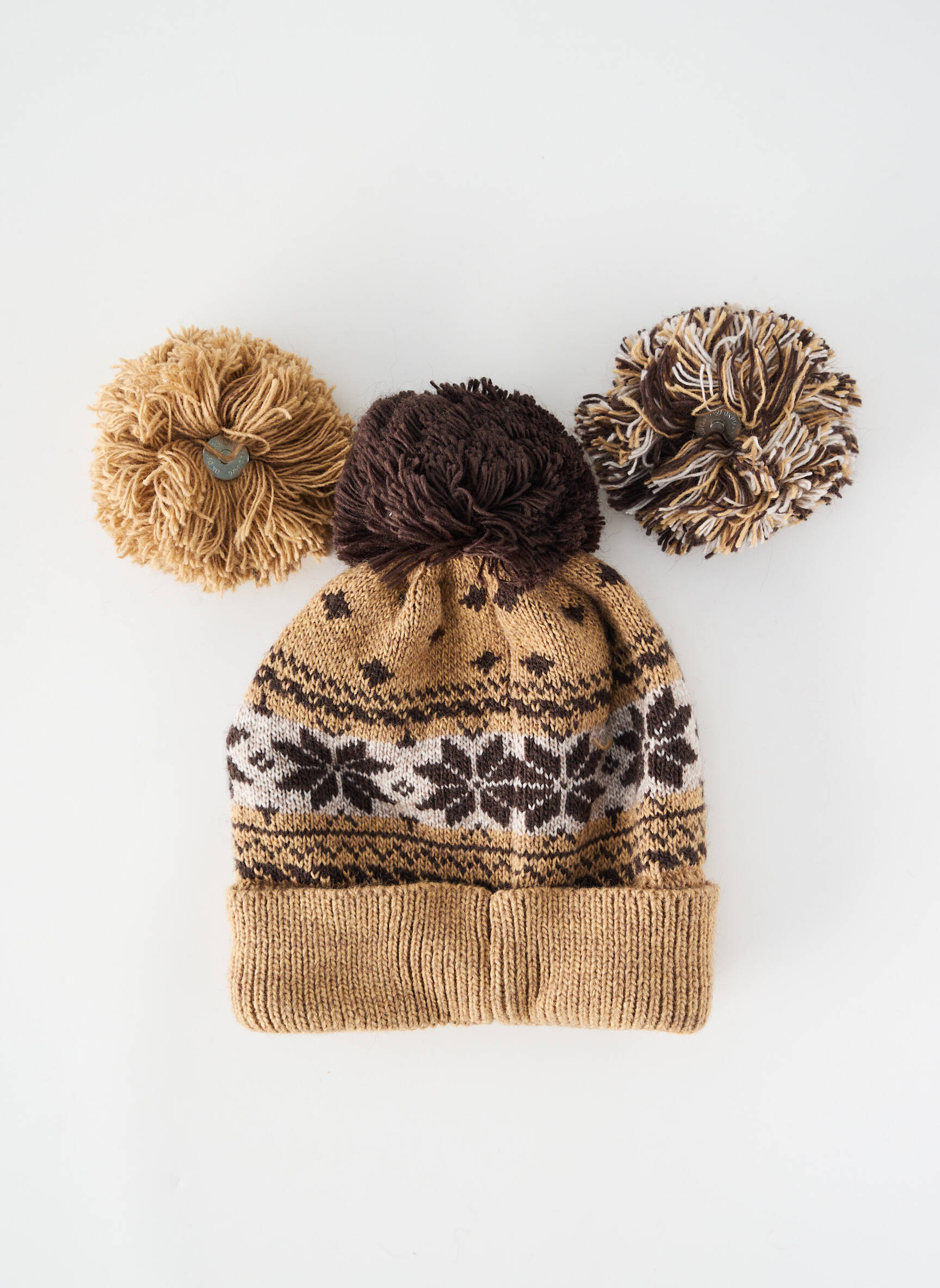 Bonnet doublure textile beige CABAÏA homme