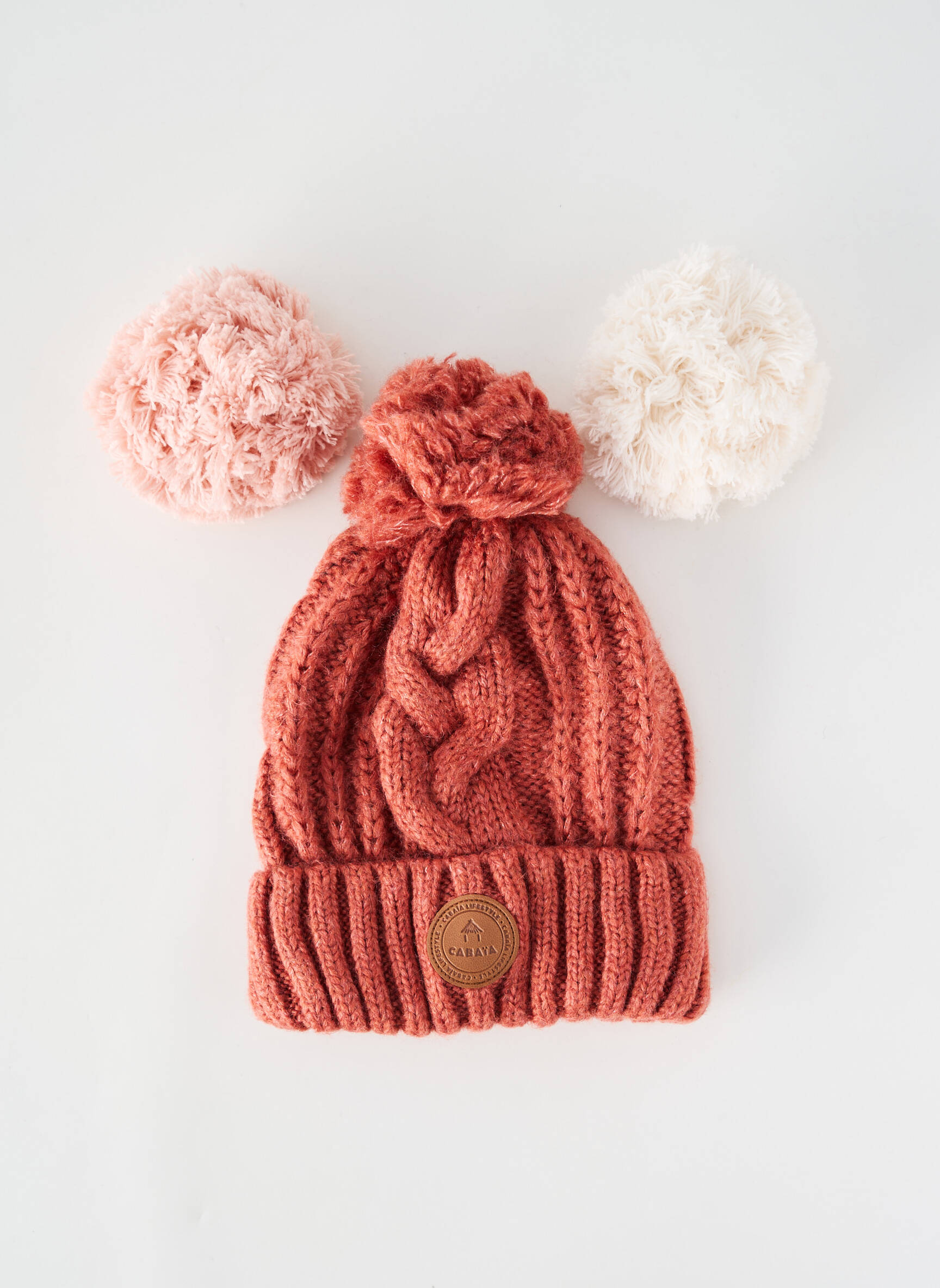 Bonnet stretch rose CABAÏA femme