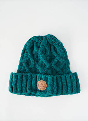 Bonnet doublure textile vert CABAÏA homme