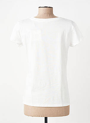 T-shirt stretch manches courtes blanc #OOTD femme