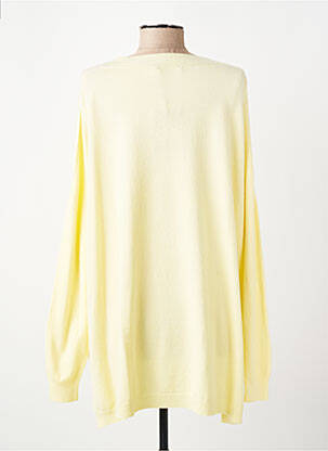 Pull col v manches longues jaune OTTANTOTTO femme