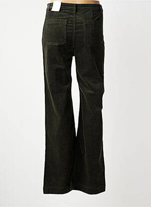 Pantalon flare stretch taille haute vert MAISON ONADO femme