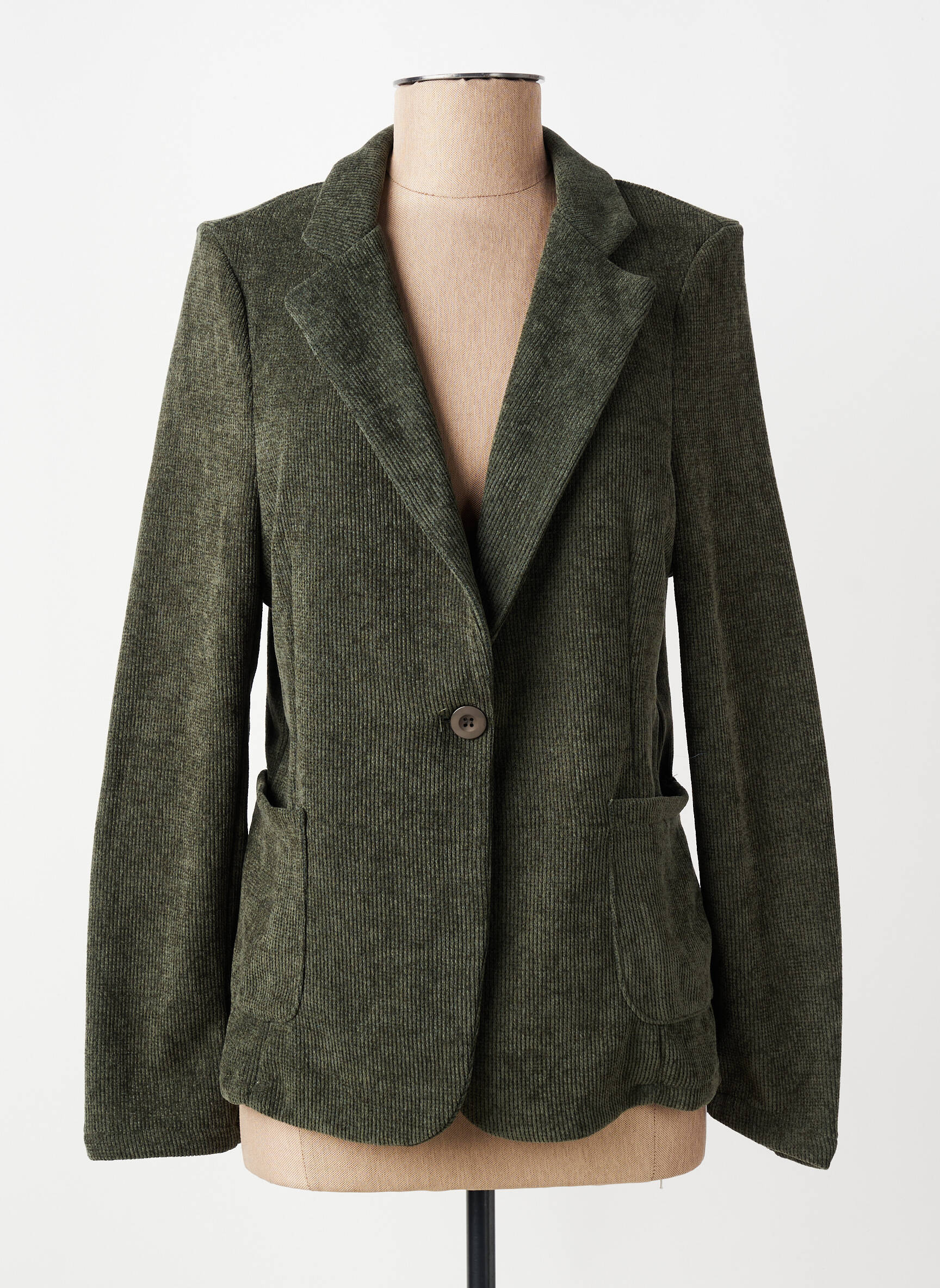 Blazer poches vert OTTANTOTTO femme