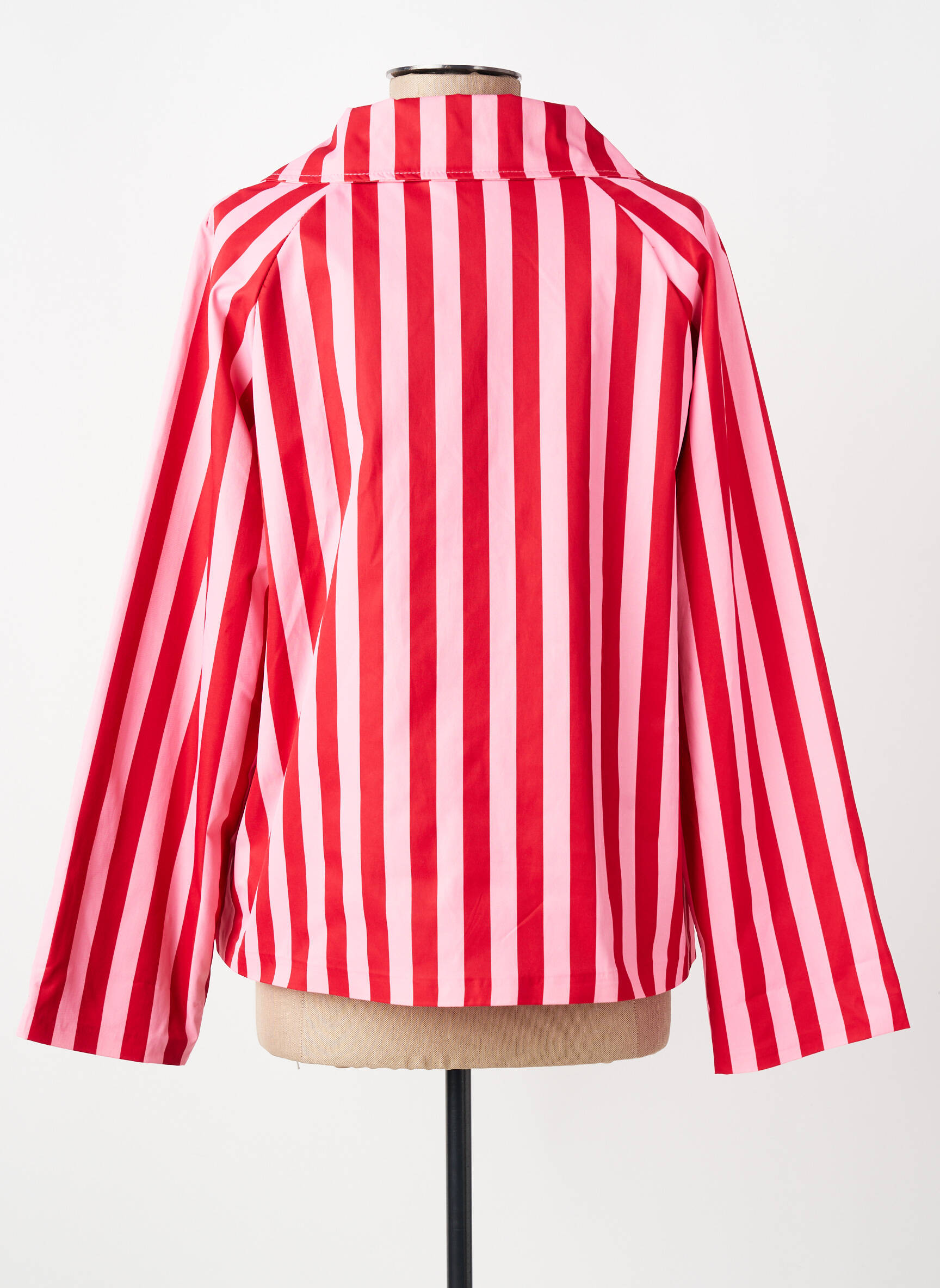 Veste casual col tailleur rouge OTTANTOTTO femme