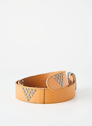 Ceinture coutures renforcées marron OTTANTOTTO femme