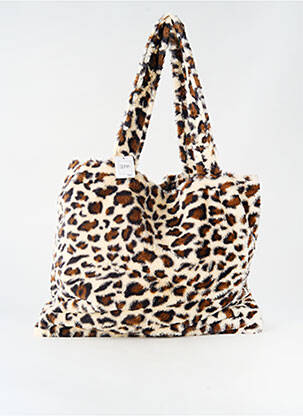Sac doublure textile forme rectangulaire beige SEMA DESIGN femme