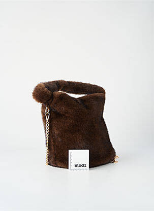Sac type de porter main forme rectangulaire marron OTTANTOTTO femme